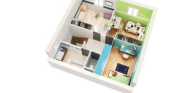 Terrain et maison à Villette-d'Anthon en Isère (38) de 1489 m² à vendre au prix de 532700€ - 3