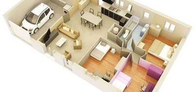 Terrain et maison à Perrex en Ain (01) de 571 m² à vendre au prix de 194600€ - 2