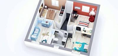 Terrain et maison à Saint-Cyr-sur-Menthon en Ain (01) de 492 m² à vendre au prix de 199400€ - 3