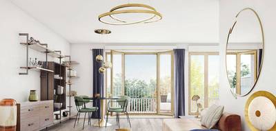Appartement à Noisy-le-Grand en Seine-Saint-Denis (93) de 46 m² à vendre au prix de 281000€ - 1