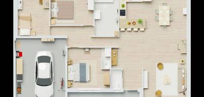 Terrain et maison à Piblange en Moselle (57) de 115 m² à vendre au prix de 256398€ - 4