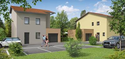 Terrain et maison à Orliénas en Rhône (69) de 109 m² à vendre au prix de 382500€ - 1
