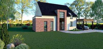 Terrain et maison à Aubigny-en-Artois en Pas-de-Calais (62) de 140 m² à vendre au prix de 309446€ - 1