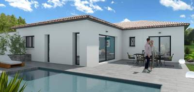 Terrain et maison à Saint-Donat-sur-l'Herbasse en Drôme (26) de 134 m² à vendre au prix de 359590€ - 1