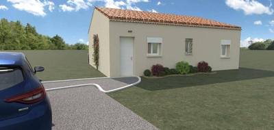 Terrain et maison à Saint-Sernin en Ardèche (07) de 73 m² à vendre au prix de 209500€ - 2