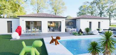 Terrain et maison à Saint-Étienne-de-Fontbellon en Ardèche (07) de 106 m² à vendre au prix de 316500€ - 1