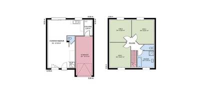 Terrain et maison à Laigné-en-Belin en Sarthe (72) de 84 m² à vendre au prix de 200026€ - 4