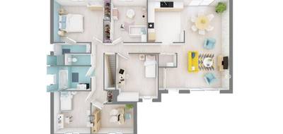 Terrain et maison à Larnaud en Jura (39) de 112 m² à vendre au prix de 208340€ - 4