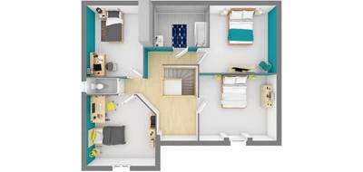 Terrain et maison à Chemin en Jura (39) de 149 m² à vendre au prix de 209680€ - 3
