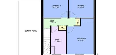 Terrain et maison à Tomblaine en Meurthe-et-Moselle (54) de 101 m² à vendre au prix de 329000€ - 4