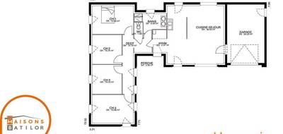 Terrain et maison à Montferrand-le-Château en Doubs (25) de 111 m² à vendre au prix de 371100€ - 4