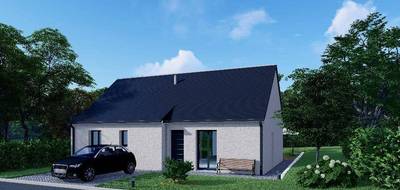 Terrain et maison à Villeperdue en Indre-et-Loire (37) de 85 m² à vendre au prix de 206000€ - 1