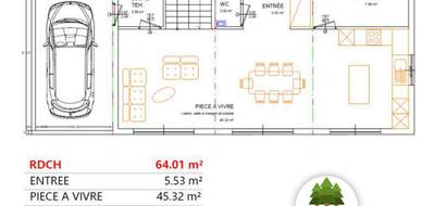 Terrain et maison à Blyes en Ain (01) de 122 m² à vendre au prix de 480000€ - 2