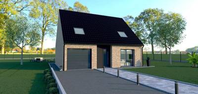 Terrain et maison à Morbecque en Nord (59) de 100 m² à vendre au prix de 279600€ - 1