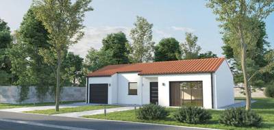 Terrain et maison à Ballon en Charente-Maritime (17) de 90 m² à vendre au prix de 215566€ - 1