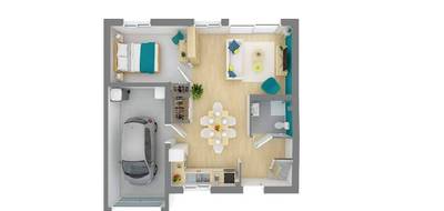 Terrain et maison à Vouillé en Vienne (86) de 95 m² à vendre au prix de 203490€ - 3