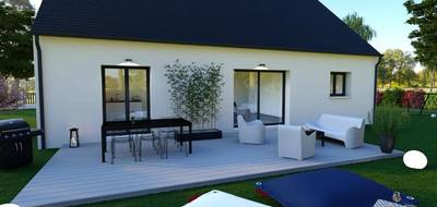Terrain et maison à Pouzay en Indre-et-Loire (37) de 80 m² à vendre au prix de 213000€ - 2
