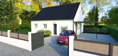 Terrain et maison à Mosnes en Indre-et-Loire (37) de 80 m² à vendre au prix de 184680€ - 1
