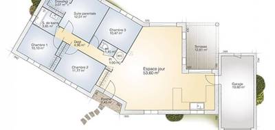 Terrain et maison à Connaux en Gard (30) de 115 m² à vendre au prix de 360000€ - 4