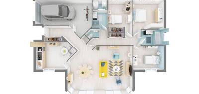 Terrain et maison à Marnoz en Jura (39) de 106 m² à vendre au prix de 218780€ - 3