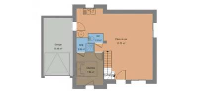 Terrain et maison à Quimper en Finistère (29) de 89 m² à vendre au prix de 324800€ - 4