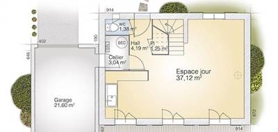 Terrain et maison à Mus en Gard (30) de 95 m² à vendre au prix de 404800€ - 4