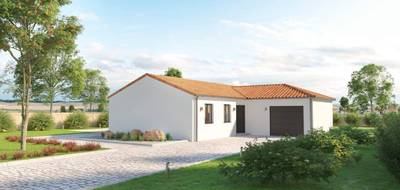 Terrain et maison à Ballon en Charente-Maritime (17) de 80 m² à vendre au prix de 202338€ - 1