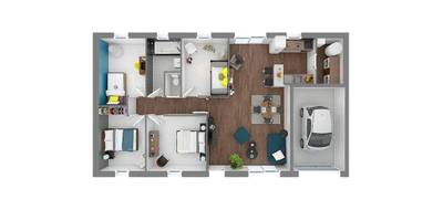 Terrain et maison à Fourg en Doubs (25) de 91 m² à vendre au prix de 219279€ - 4