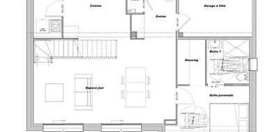Terrain et maison à Champenard en Eure (27) de 113 m² à vendre au prix de 295339€ - 4