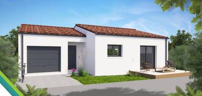 Terrain et maison à Cherves-Richemont en Charente (16) de 80 m² à vendre au prix de 239000€ - 1