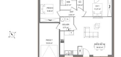 Terrain et maison à Vendres en Hérault (34) de 70 m² à vendre au prix de 268000€ - 3
