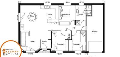 Terrain et maison à Faverois en Territoire de Belfort (90) de 91 m² à vendre au prix de 169980€ - 4