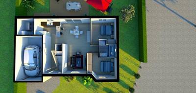 Terrain et maison à Joué-l'Abbé en Sarthe (72) de 80 m² à vendre au prix de 206000€ - 3