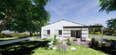 Terrain et maison à Cherves-Richemont en Charente (16) de 90 m² à vendre au prix de 213000€ - 2