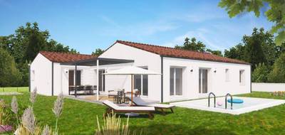 Terrain et maison à Cherves-Richemont en Charente (16) de 140 m² à vendre au prix de 308800€ - 2