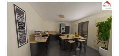 Terrain et maison à Domfront-en-Champagne en Sarthe (72) de 98 m² à vendre au prix de 265000€ - 3