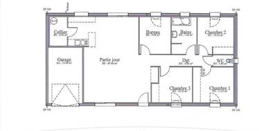 Terrain et maison à Estivareilles en Allier (03) de 105 m² à vendre au prix de 225000€ - 4