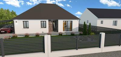 Terrain et maison à Loches en Indre-et-Loire (37) de 83 m² à vendre au prix de 213550€ - 1
