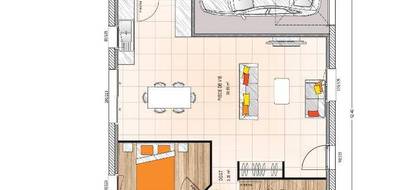 Terrain et maison à Étriché en Maine-et-Loire (49) de 70 m² à vendre au prix de 172400€ - 2