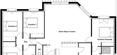Terrain et maison à Duras en Lot-et-Garonne (47) de 111 m² à vendre au prix de 223000€ - 4