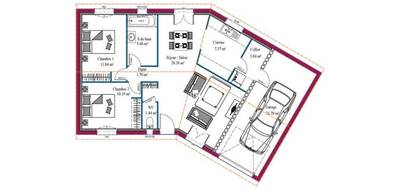 Terrain et maison à Sadirac en Gironde (33) de 69 m² à vendre au prix de 234919€ - 4
