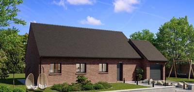 Terrain et maison à Neuve-Chapelle en Pas-de-Calais (62) de 81 m² à vendre au prix de 276000€ - 1