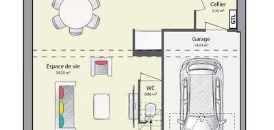 Terrain et maison à Grisy-Suisnes en Seine-et-Marne (77) de 89 m² à vendre au prix de 369000€ - 4