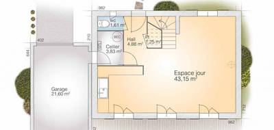 Terrain et maison à Canaules-et-Argentières en Gard (30) de 110 m² à vendre au prix de 338000€ - 4