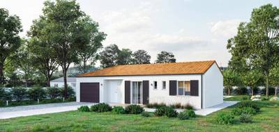 Terrain et maison à Bussac-sur-Charente en Charente-Maritime (17) de 98 m² à vendre au prix de 215043€ - 1