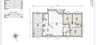 Terrain et maison à Cherves-Richemont en Charente (16) de 90 m² à vendre au prix de 212000€ - 4