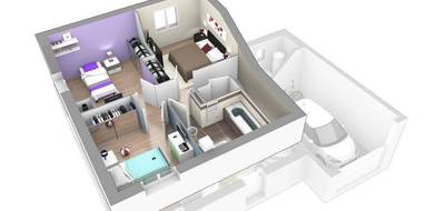 Terrain et maison à Entrelacs en Savoie (73) de 99 m² à vendre au prix de 437000€ - 3