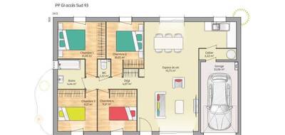 Terrain et maison à Routot en Eure (27) de 93 m² à vendre au prix de 202500€ - 4