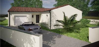 Terrain et maison à Cherves-Richemont en Charente (16) de 105 m² à vendre au prix de 243500€ - 1
