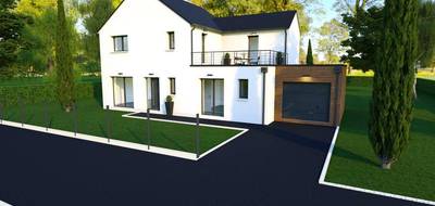 Terrain et maison à Druye en Indre-et-Loire (37) de 120 m² à vendre au prix de 373500€ - 1